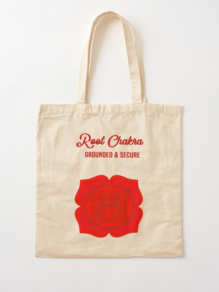 "Root Chakra Grounded & Secure" Tote Bag for Sale by dabronxrebel