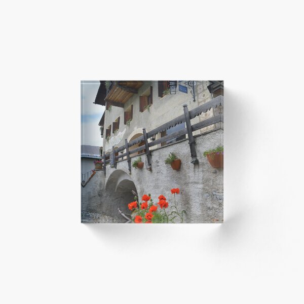 Guarda, Engadin Acrylblock