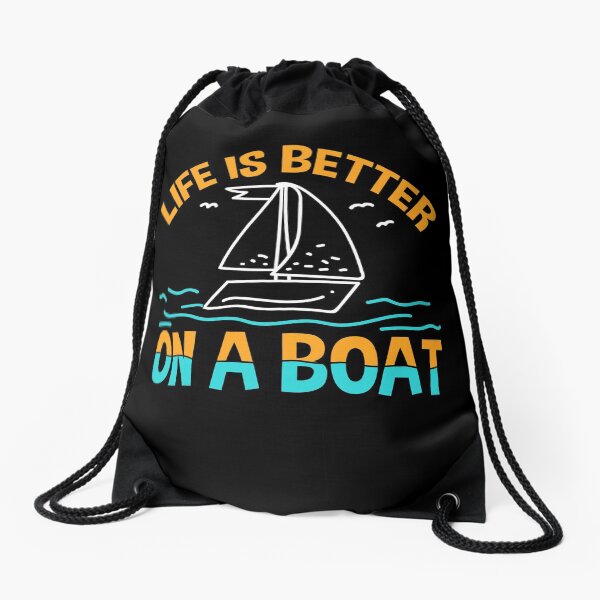 Boating Drawstring Bag