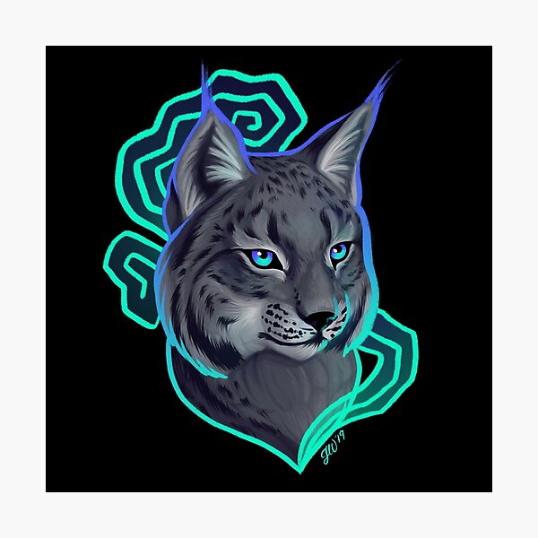 Aperçu de l'œuvre Lynx lumineux créée et vendue par TheDesignosaur.