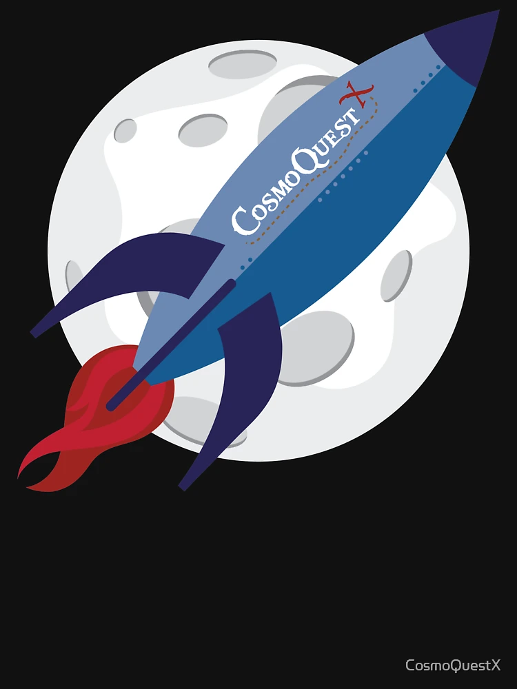 Thumbnail 6 von 6, Premium Oversized Pullover, CosmoQuest-Rakete designt und verkauft von CosmoQuestX.
