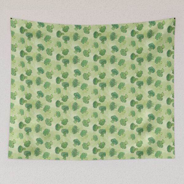 Item preview, watercolor broccoli designed and sold by the-outfoxed.