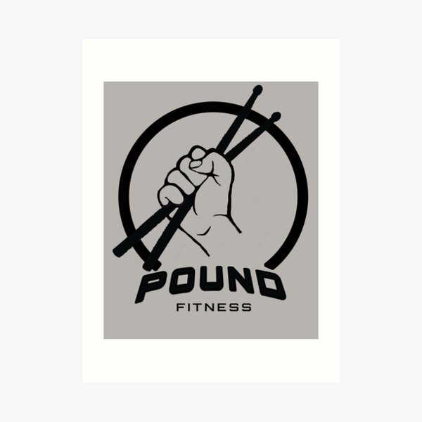 Pound Fitness Workout Graphic With Drumsticks By Dsyvon Redbubble