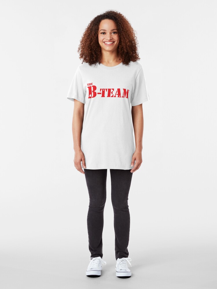 Vista alternativa de Camiseta ajustada El equipo B