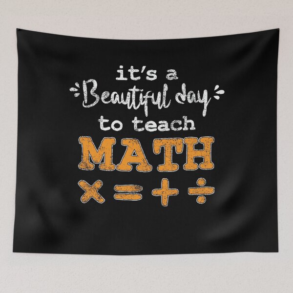Item preview, Math Teacher designed and sold by 4tomic.