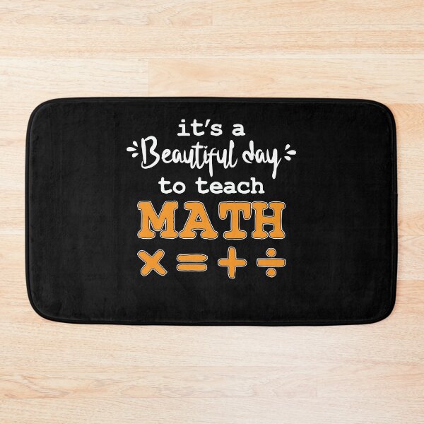 Item preview, Math Teacher designed and sold by 4tomic.