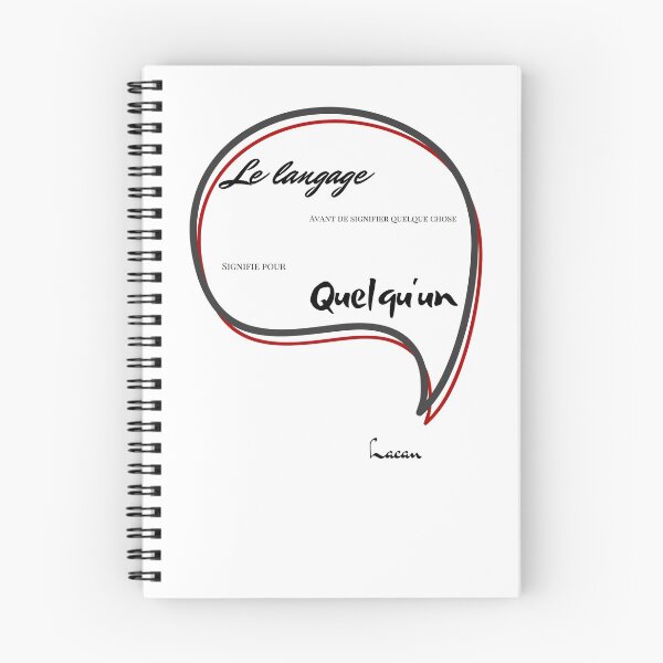 Item preview, Lacan's quote about speech designed and sold by elsenthal.