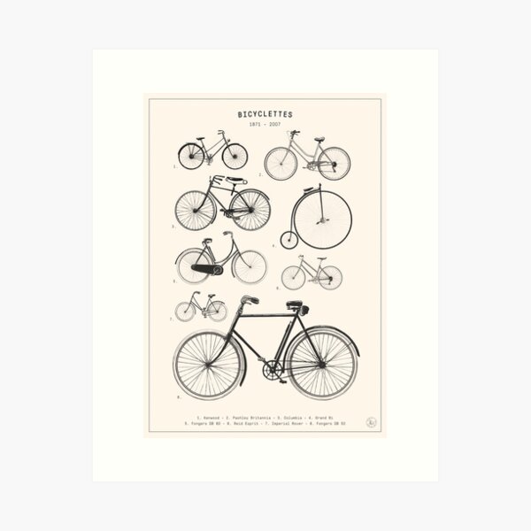 Item preview, Vintage Bicycles Collection designed and sold by florentbodart.