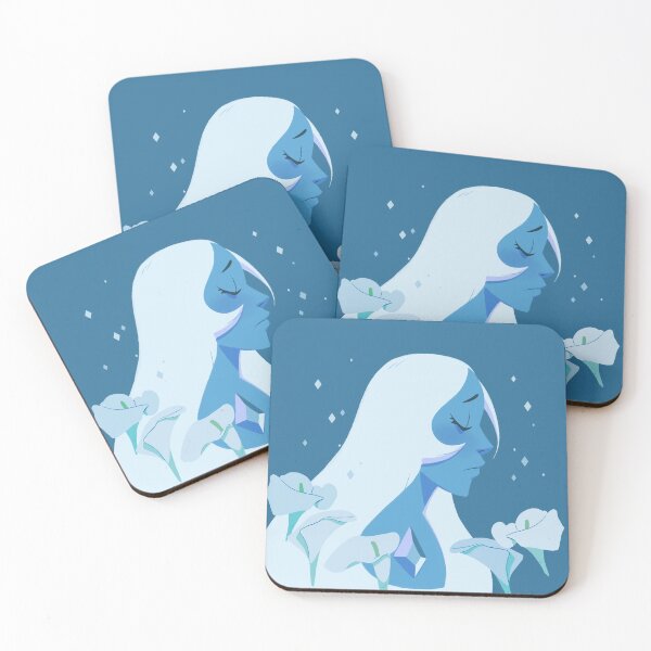 Item preview, Pastel Blue Diamond portrait designed and sold by bealorart.