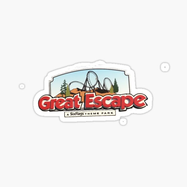 Six Flags Great Escape Logo Sticker Sticker