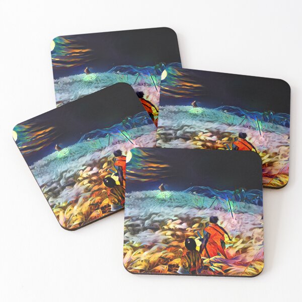 Item preview, A Wolf in the Colorful Nigth designed and sold by Showstroopart Christian Velazquez.