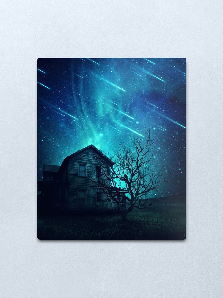 Alternate view of No One Home when stars are falling... Metal Print