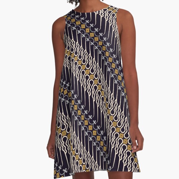 batik parang motif A-Line Dress