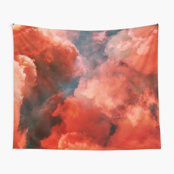 Item preview, Red Sky At Night - Smoky, Cloudy, Red Abstract designed and sold by Printpix.