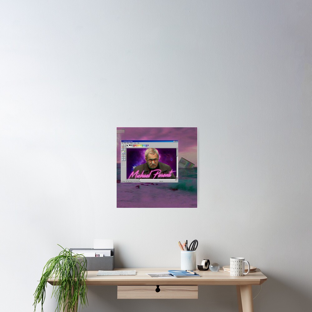 Vista previa del artículo con la obra «Póster», diseñado y vendido por parentiposting.