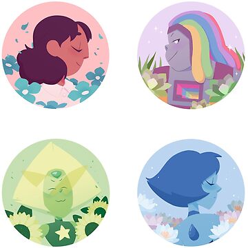 Artwork thumbnail, Extended Crystal Gems Sticker set by bealorart