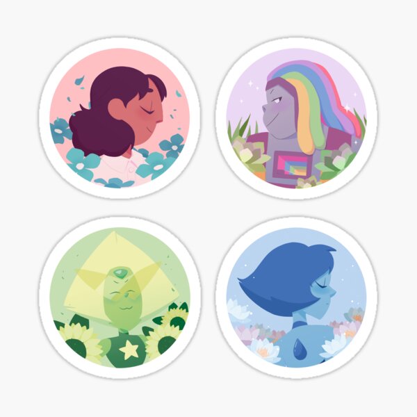 Extended Crystal Gems Sticker set Sticker