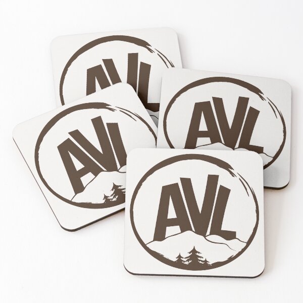 Item preview, AVL - Asheville, NC - Brown on Tan designed and sold by Serena's Asheville Merch.