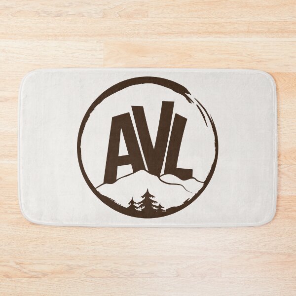 Item preview, AVL - Asheville, NC - Brown on Tan designed and sold by Serena's Asheville Merch.