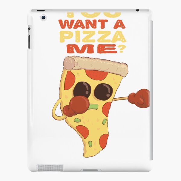 &quot;Pizza Slice Guy Boxing Gift&quot; iPad Case &amp; Skin by dogeatdoug Redbubble