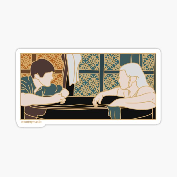 The Witcher Sticker 2 - Geralt and Jaskier Sticker