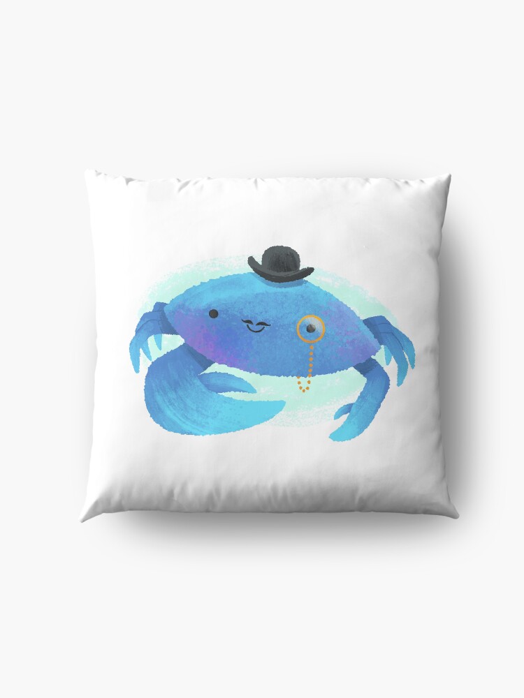 Alternate view of Gentleman Crab Floor Pillow