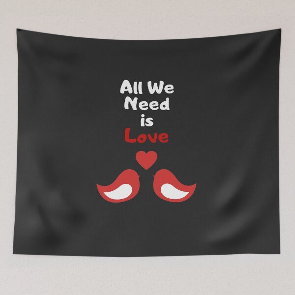 Item preview, All We Need is Love designed and sold by Poetic Patterns Studio.