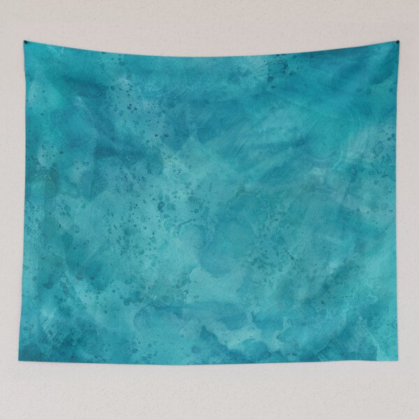 Item preview, Abstract Watercolor Hand Painted Art Background in Blue, Green, and Turquoise designed and sold by Camille Woodward.