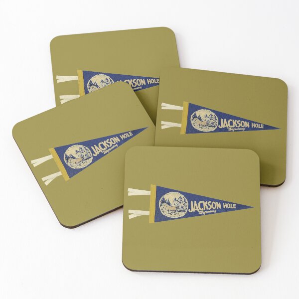 Item preview, Vintage Jackson Hole, Wyoming Pennant Souvenir designed and sold by FuzzyHoney.