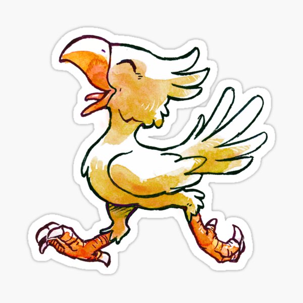 40 Chocobo & Moogle Journal Stickers, Diary Stickers, Final Fantasy Stickers