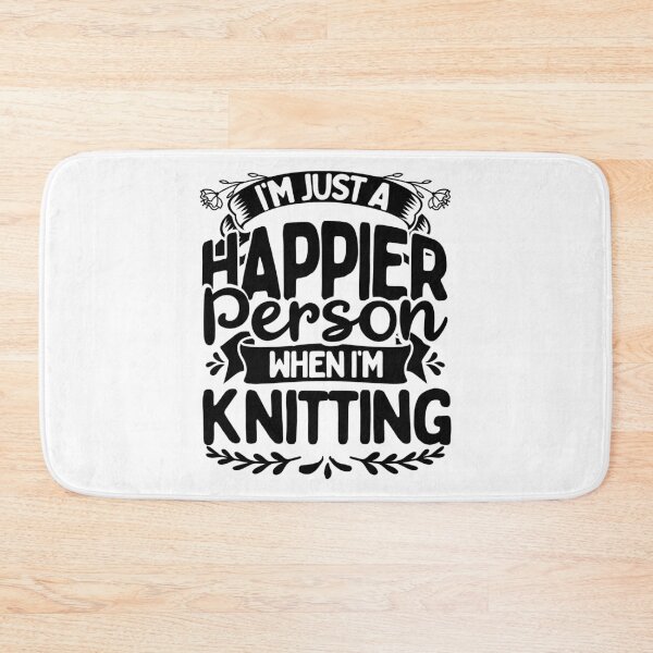 Item preview, Knitters Love To Knit Happy When Knitting Gift designed and sold by Maljonic.