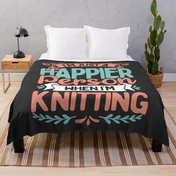 Item preview, Knitters Love To Knit Happy When Knitting Gift designed and sold by Maljonic.