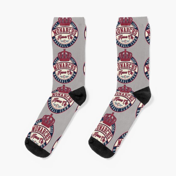 KC Monarchs- Negro Baseball League Retro Socks
