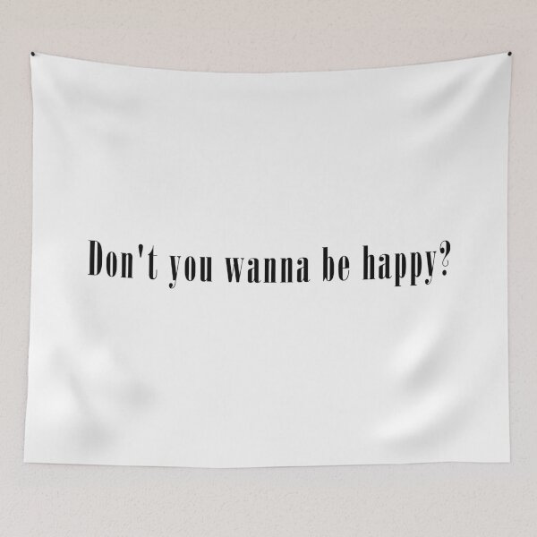 Item preview, Don't you wanna be happy? designed and sold by likebakerdo.