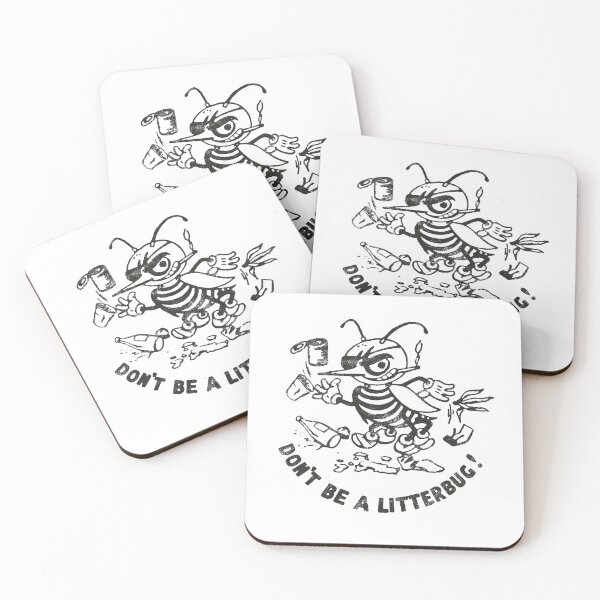 Item preview, Retro Vintage "Don't Be A Litterbug" Design, Litterbug, Environmental designed and sold by ArtifulPrints.