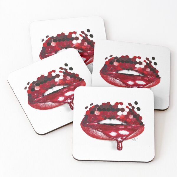 Item preview, Red Lip Art designed and sold by artsybryce.