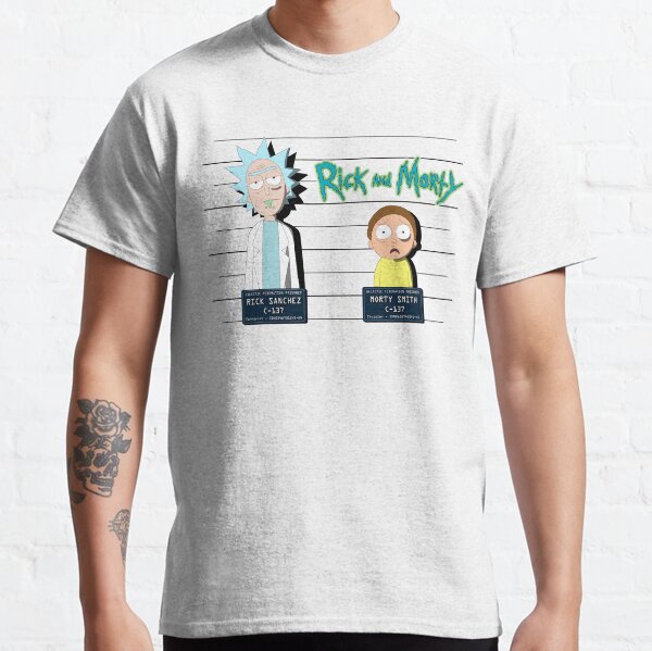 Rick and Morty Mugshot Classic T-Shirt
