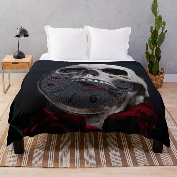 Item preview, gothic skull with roses and time double exposure designed and sold by Sam Mitchell.