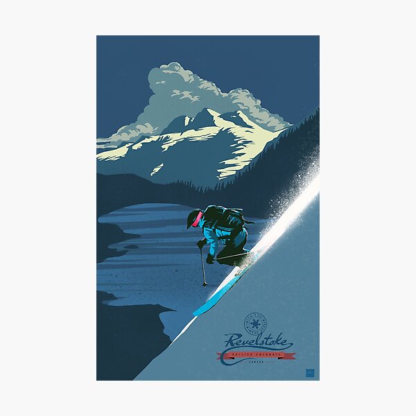 Item preview, Retro ski print Revelstoke designed and sold by SFDesignstudio.