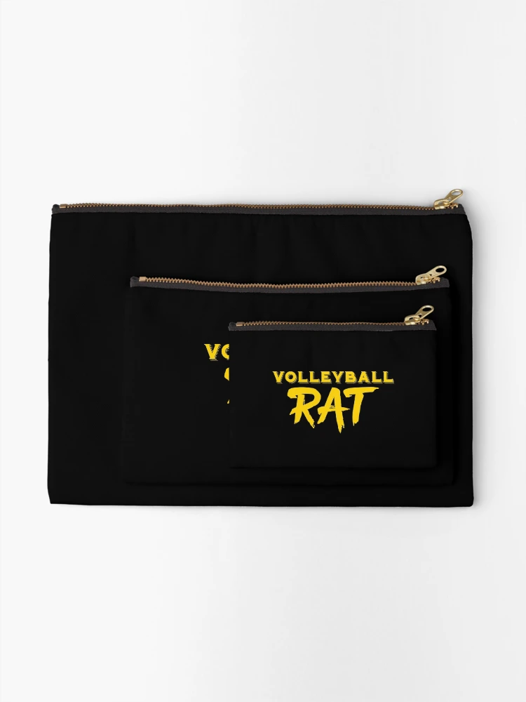 Thumbnail 2 of 4, Zipper Pouch, VOLLEYBALL RAT! designed and sold by jazzydevil.