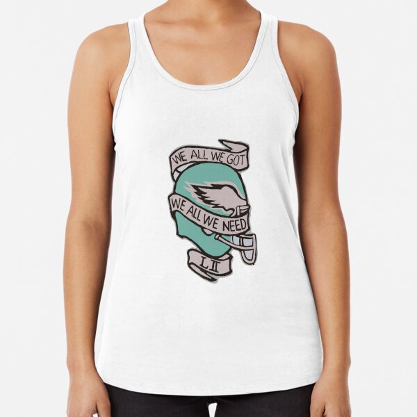 Printify Hurtsamania Women's Tank Top | Philadelphia Football | Phillygoat Solid White / M