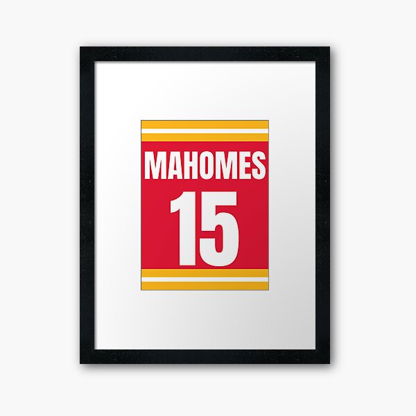 Patrick Mahomes Jersey Framed Art Print for Sale by Alexandra Cline