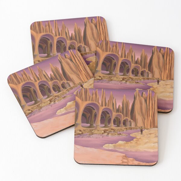 Item preview, martian futuristic landscape designed and sold by TorpedoBubble.