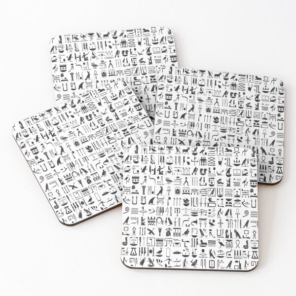 Item preview, Ancient Egyptian Hieroglyphs designed and sold by Zachariahs' Odd Shop.