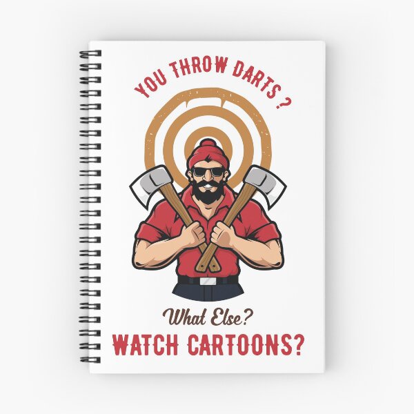 Item preview, Axe Throwing You Throw Darts? What Else? Watch Cartoons? Light designed and sold by funnierthanthou.