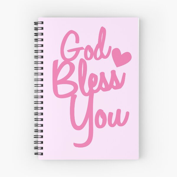 Item preview, God Bless You! in pink  designed and sold by jazzydevil.