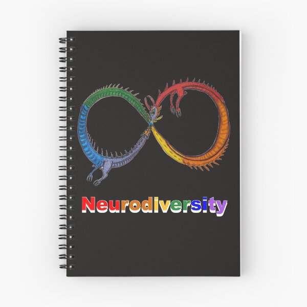 Item preview, Rainbow Infinity Neurodiversity Dragon designed and sold by CRCMonty.