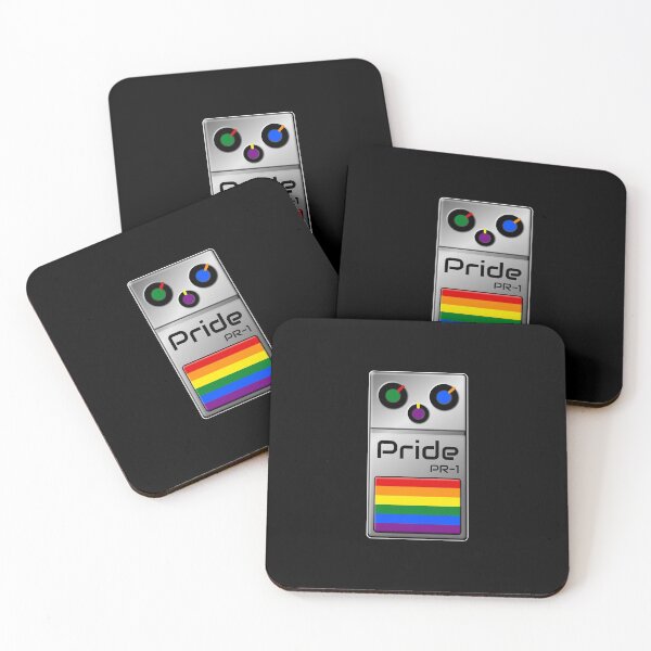 Item preview, Gay Pride Flag - Guitar Effects Pedal design designed and sold by phoxydesign.
