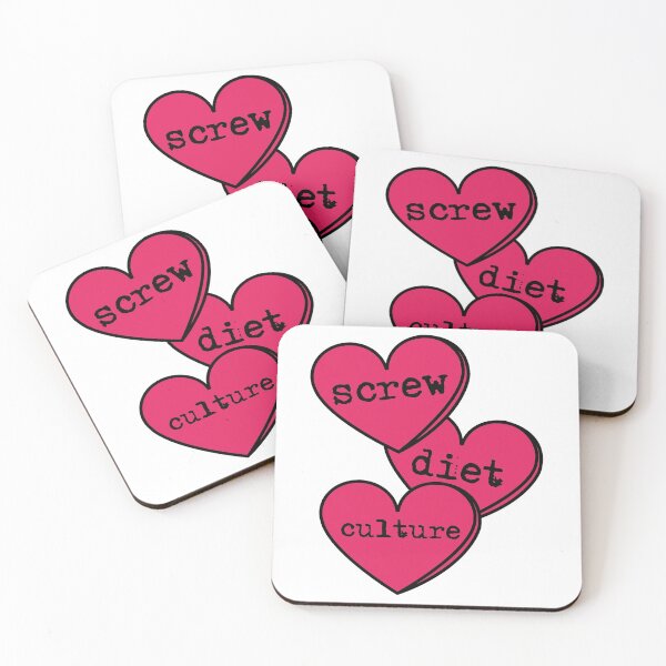 Item preview, Screw Diet Culture Heart designed and sold by RainbowPandas.