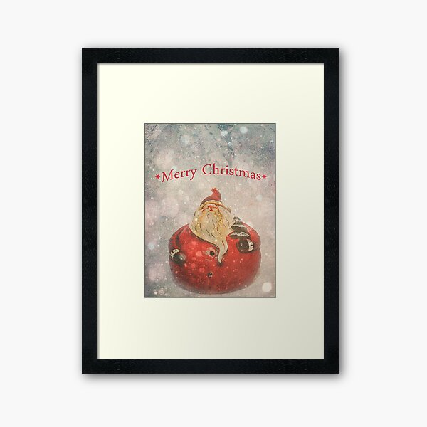 Merry Christmas Framed Art Print